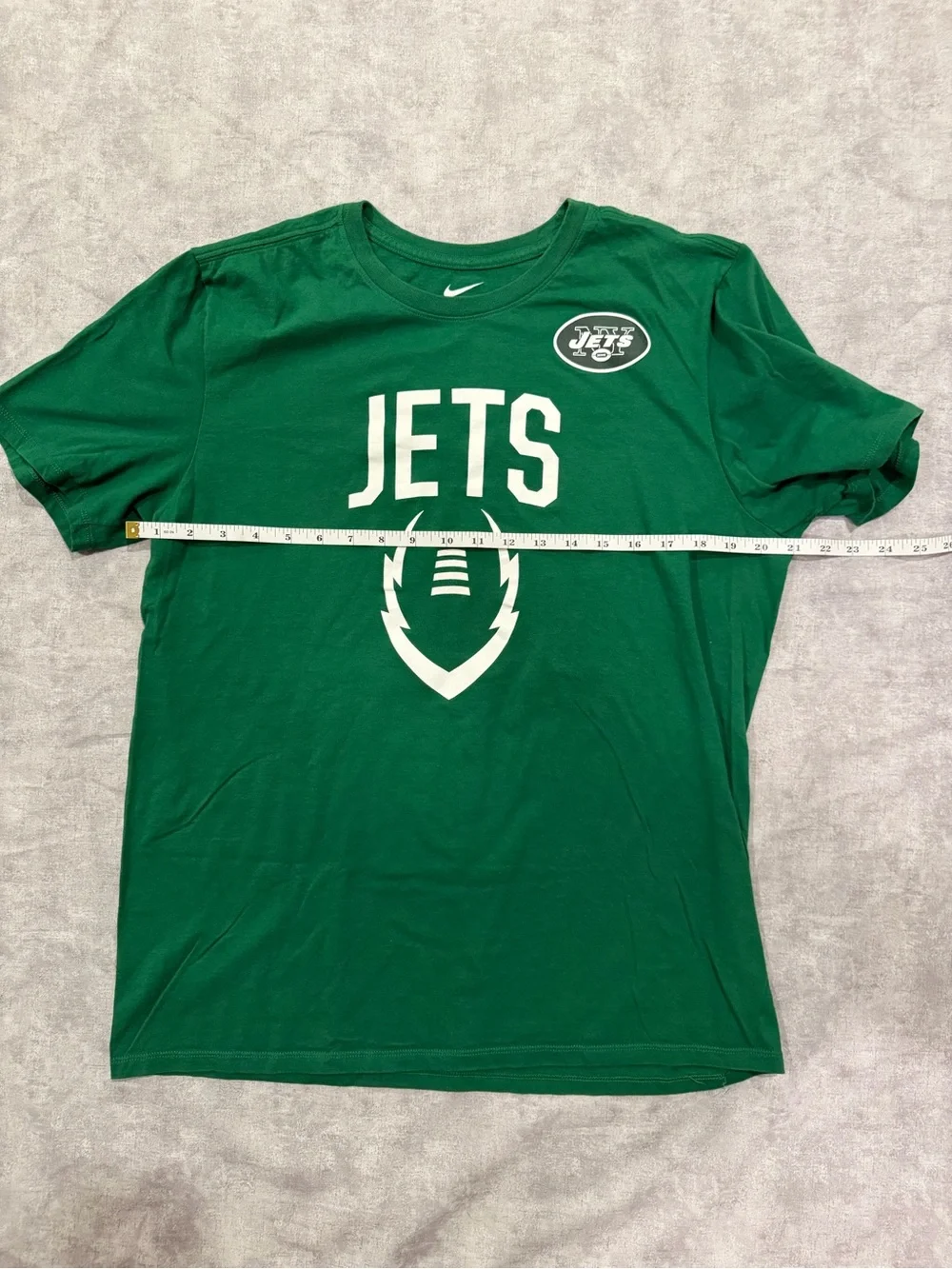 Nike Green New York Jets Logo T‑Shirt